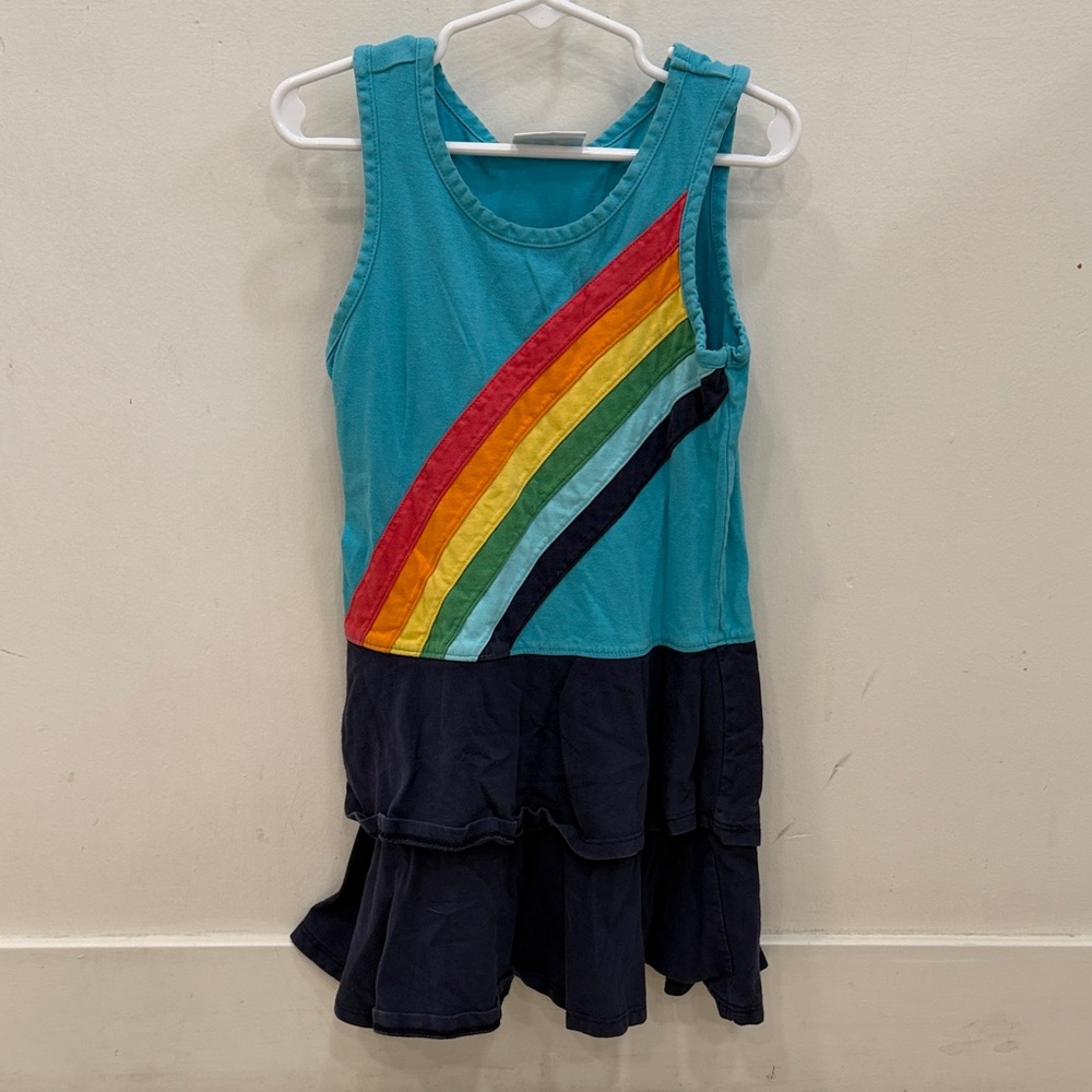 Hanna Andersson Teal Blue Dress